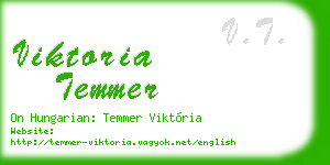 viktoria temmer business card