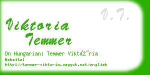 viktoria temmer business card